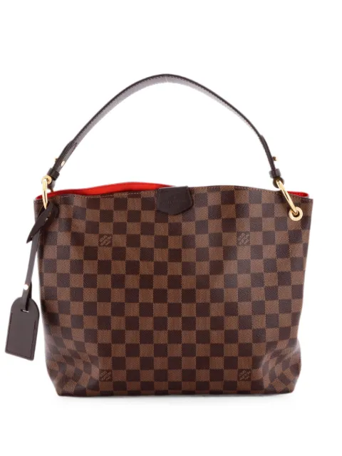 Louis Vuitton Pre-Owned Graceful Handbag Damier PM hobo bag Brown 4US4APIGY5FXWM6L