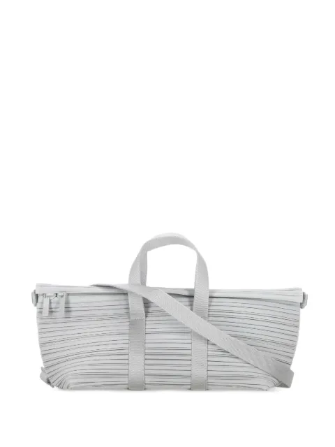 Pleats Please Issey Miyake pleated tote bag Grey PP67AG651