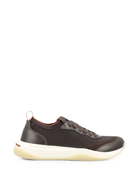 Loro Piana 410 LP Walk panelled mesh sneakers Brown FAO3862H0FV