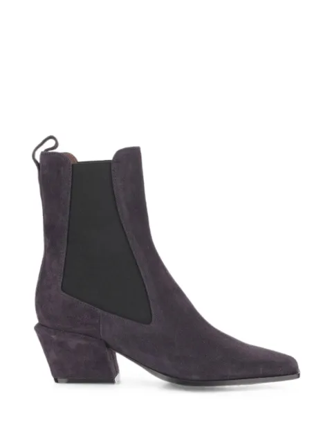 Paris Texas Bettina suede ankle boots Purple PX1706