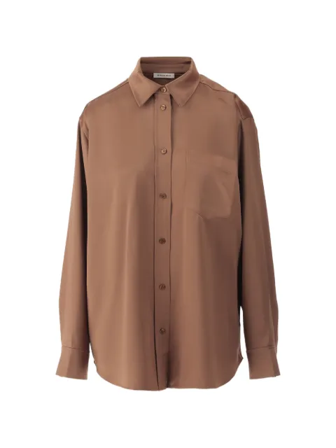 By Malene Birger Audrey satin shirt Brown 104195
