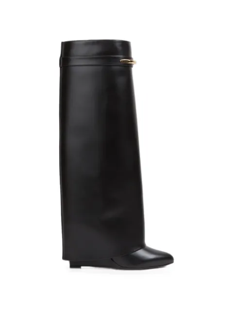 Givenchy Shark Lock calf leather boots Black BE703XEJ71