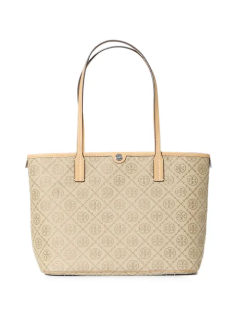 Tory Burch small T-Monogram tote bag Neutrals 186843