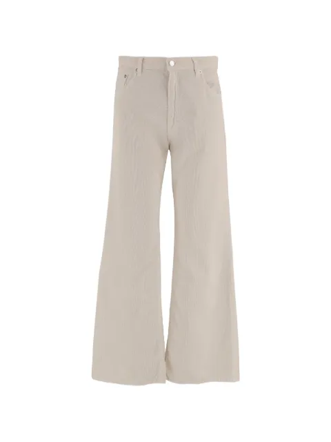 Haikure wide-leg high-rise trousers White HEW03373GF184X