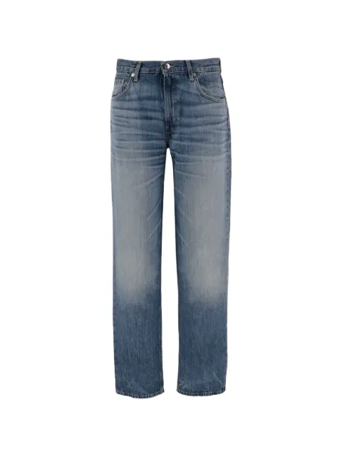 Haikure straight-leg washed-finish jeans Blue HEW03372DF207L0950