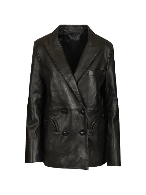 Blazé Milano Everynight Vegas Baby leather blazer Black BZEND01VB
