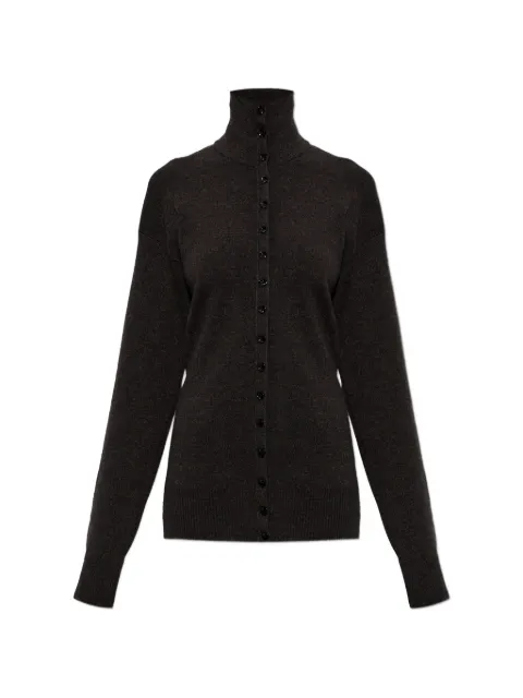 LEMAIRE button-up wool cardigan Brown PO0047LK1070
