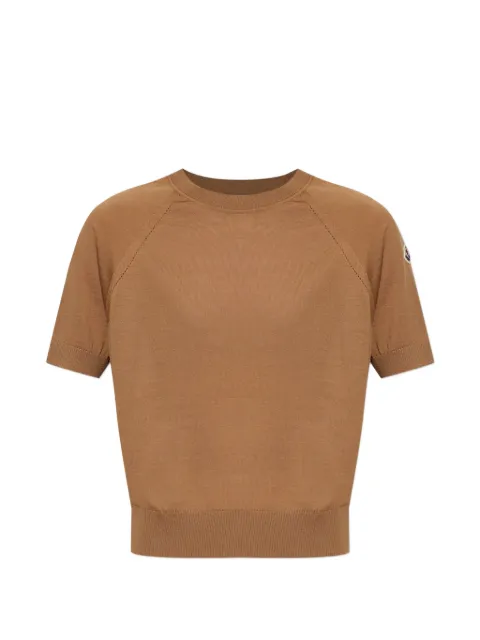 Moncler raglan-sleeve sweater Brown L20939C00001M1180