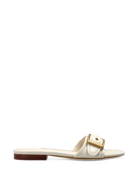 Coach buckle-fastening leather sandals Neutrals CEF11