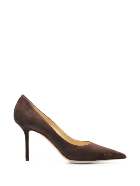 Jimmy Choo Love suede pumps Brown LOVE85BWJ