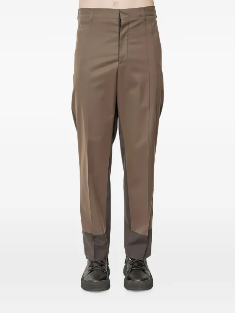 MM6 Maison Margiela two-tone wool trousers Grey SH2KA0062M35