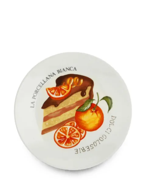 LA PORCELLANA BIANCA Goloserie dessert plates (set of six) White 267P022600175