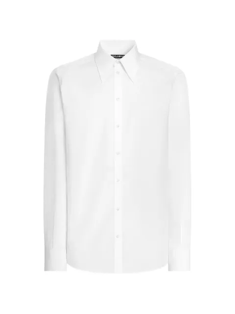 Dolce & Gabbana pointed-collar long-sleeve shirt White G5NP9TGK523