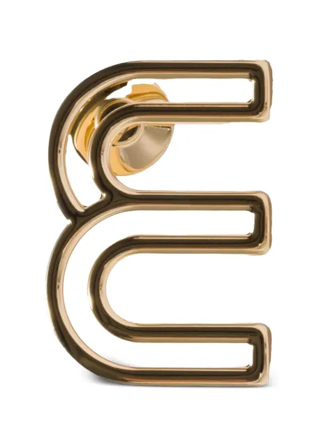 Miu Miu metal logo brooch Gold 5IS1922G9S