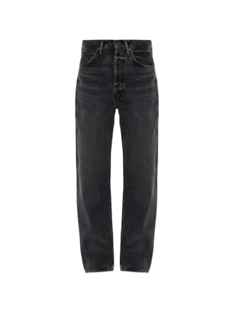 AGOLDE faded-effect wide-leg jeans Black A3281817