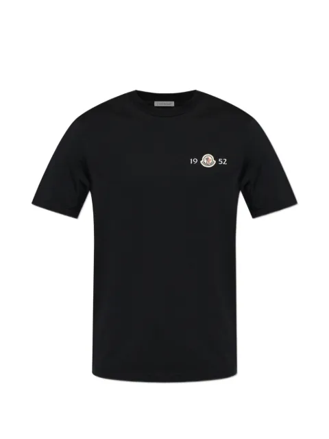 Moncler logo-patch T-shirt Black L20918C000528790F