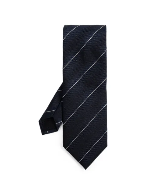 TOM FORD striped silk tie Blue STE001S0352