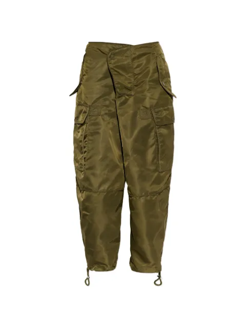 DSQUARED2 asymmetric cargo pants Green S75KB0564D35509