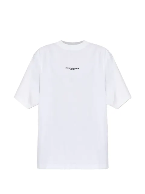 Alexander Wang logo-print cotton T-shirt White UCC3261905