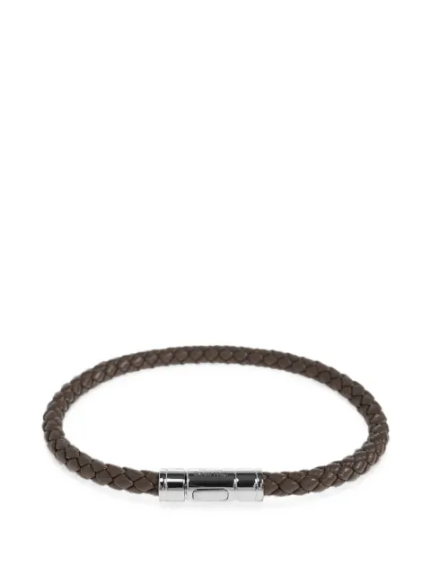 TOM FORD braided leather bracelet Brown JM026ALE009S