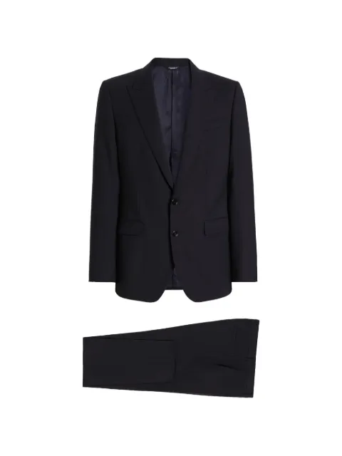 Dolce & Gabbana peak-lapel single-breasted suit Blue GK05VTFUBG4