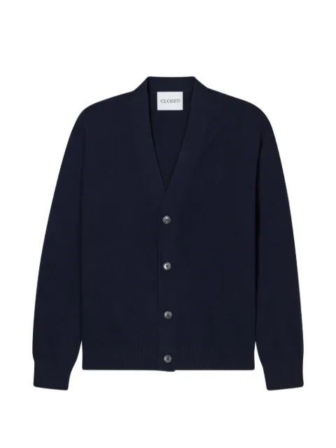 Closed V-neck cardigan Blue C8610497P22