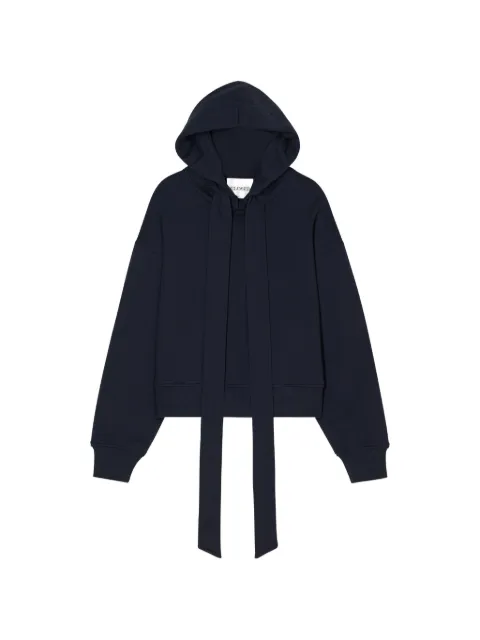 Closed bow-tie hoodie Blue C95752472EM