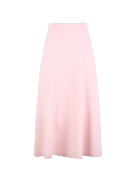 Moschino high-waisted trapeze midi skirt Pink A01185524