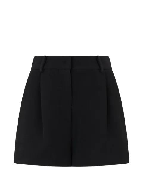 Moschino high-waisted pleated shorts Black A03215417