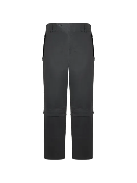 Moschino panelled straight-leg trousers Grey J03037021