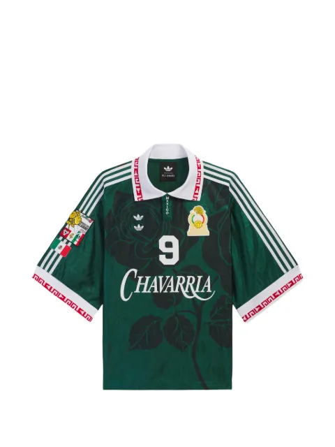 adidas Chavarria floral-print T-shirt Green KU7803