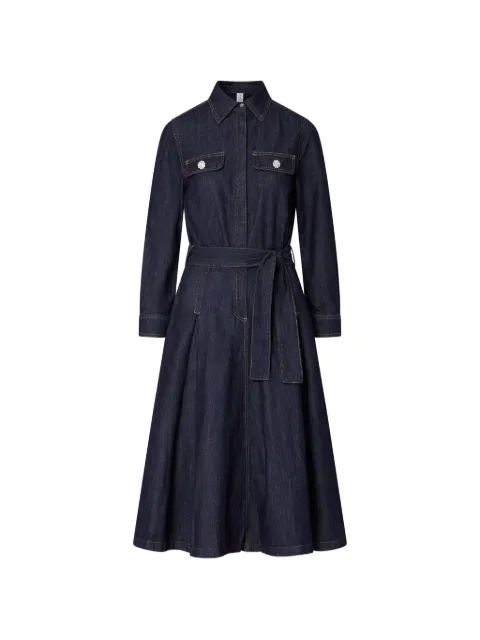 LIU JO long denim shirt dress Blue UF6263D0268