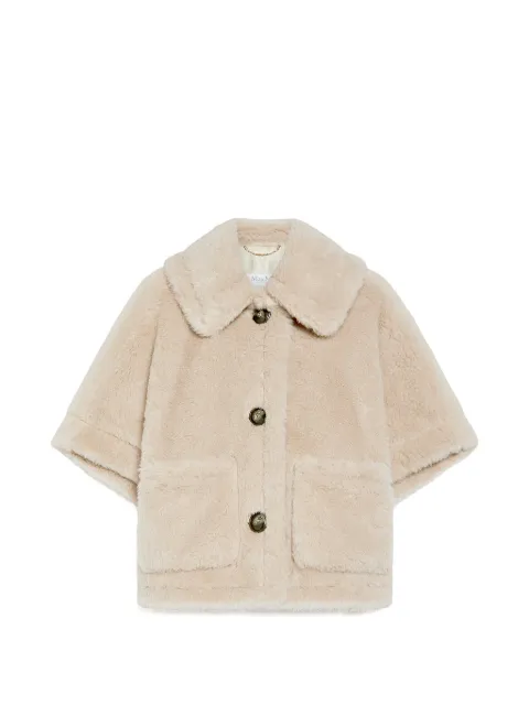 Max Mara button-fastening short-sleeve jacket Neutrals 2624736242600002