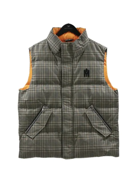 Mackage Joseph plaid gilet Neutrals P0020830904