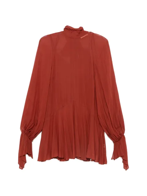 De La Vali Casimiro ruffled mini dress Red DS2844