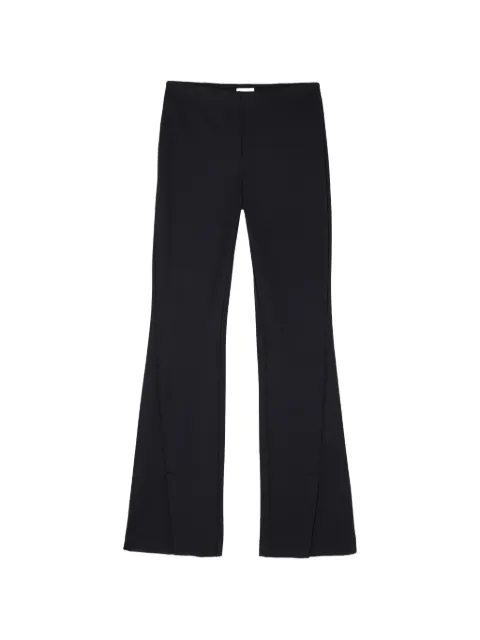 Closed split-hem flared trousers Black C2174149P22