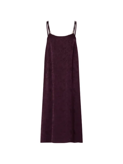 LIU JO jacquard satin lingerie dress Purple WF6158T730A