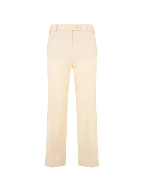 Moschino straight-leg wool trousers Neutrals A03165518