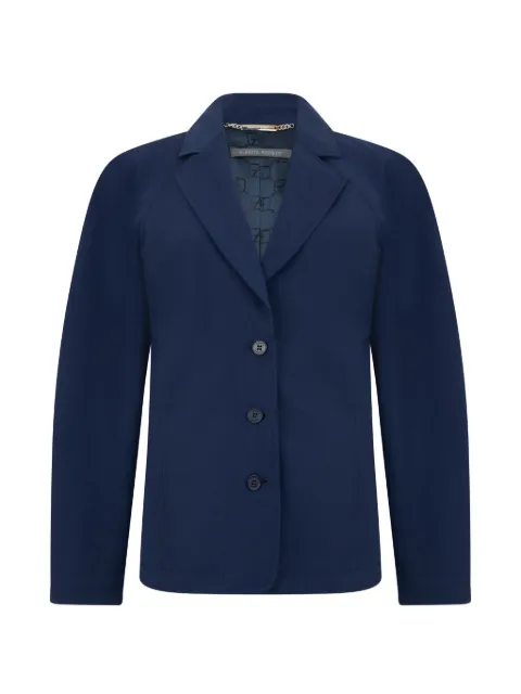 Alberta Ferretti notched-collar button-up jacket Blue A05091627