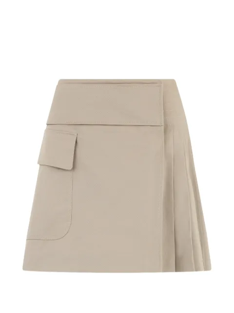 Alberta Ferretti A-Line mini skirt Neutrals A01050129