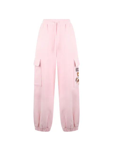 Moschino Teddy Bear track pants Pink V03385528