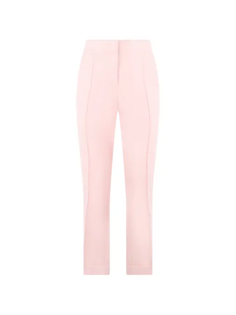 Moschino pressed-crease trousers Pink A03245524