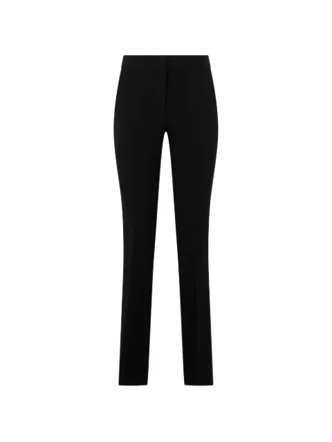 Moschino slim-fit high-waisted trousers Black A03339994