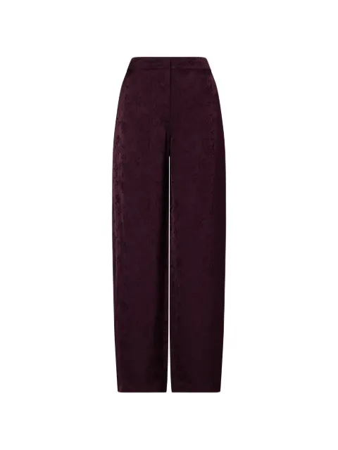 LIU JO balloon trousers in jacquard satin Purple WF6133T730A