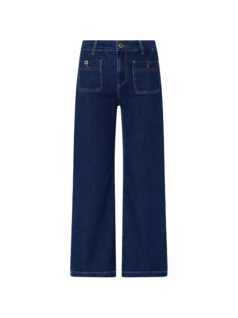 LIU JO cropped flare jeans Blue UF6060D0375