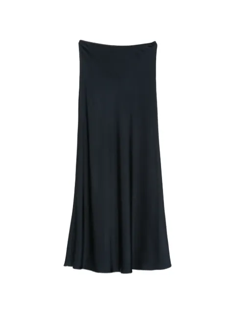 Fabiana Filippi satin-finish maxi skirt Black GND216F361D9825146