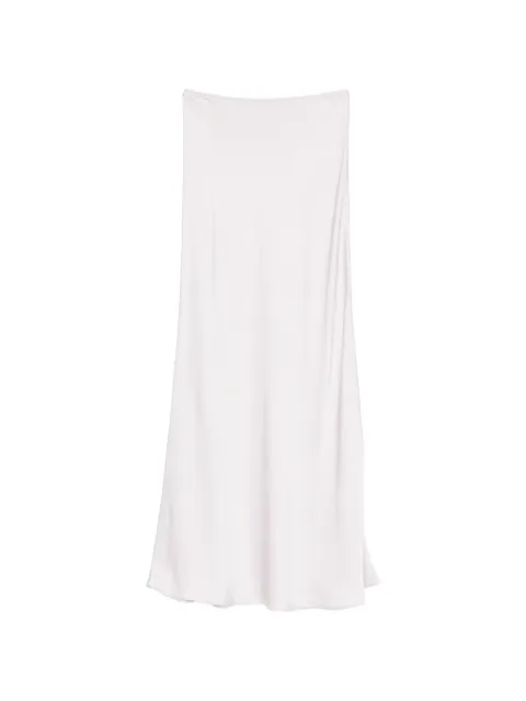 Fabiana Filippi satin-finish maxi skirt Grey GND216F361D9828203