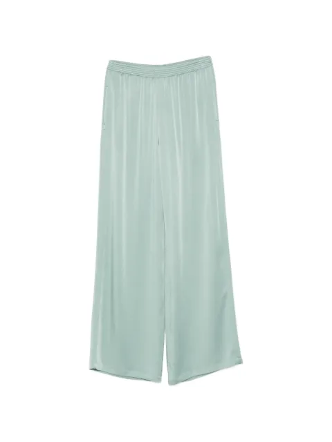 Fabiana Filippi satin wide-leg trousers Green PAD216F291D9820000
