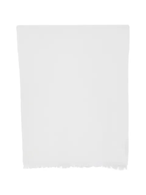 Fabiana Filippi sequin-embellished frayed scarf White SAD216A865M530