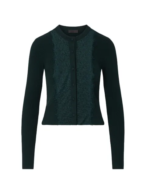 LIU JO cardigan with lace insert Green PF6005MS99EX0792